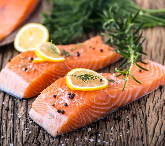 Premium seafood served at home